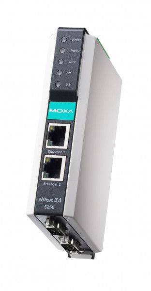MOXA Serial Device Server 2x RS232/422/485, ATEX, C1D2, IECEx