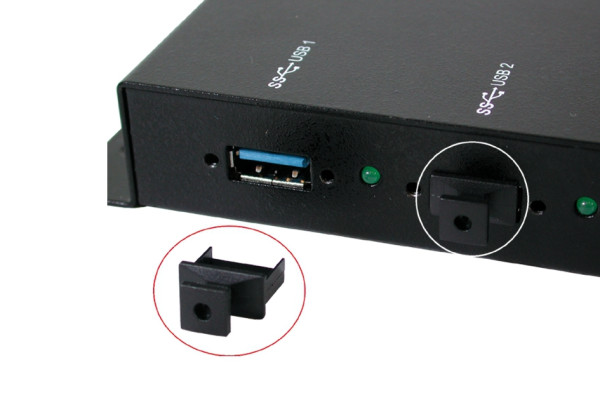 10x USB 3.2 Gen 1 / 2.0 Abdeckungsschutz für USB Typ A-Buchsen