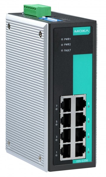 MOXA 8-Port Ethernet Switch - 8*10/100/1000Tx