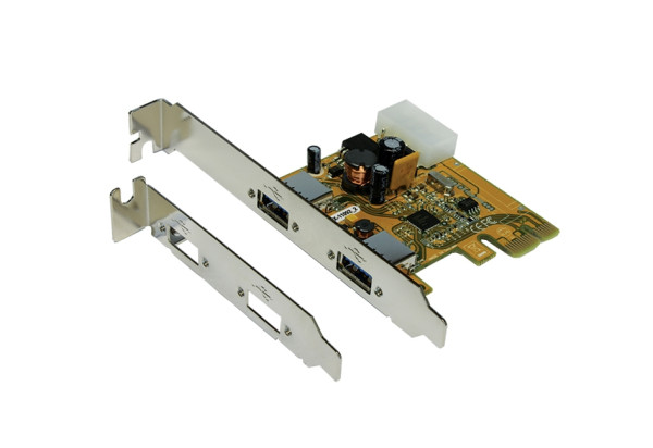USB 3.2 Gen 1 PCIe Karte mit 2 Ports (Chipsatz Renesas)