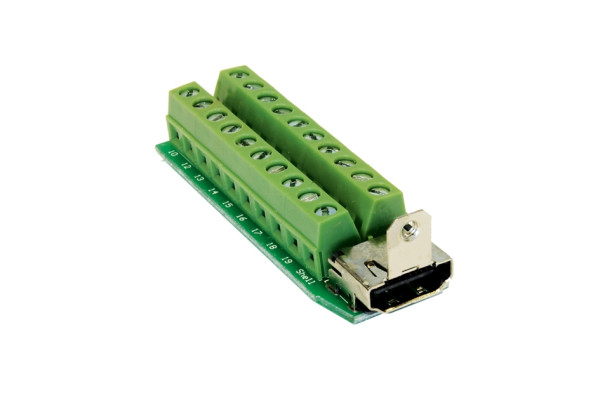 Adapter19 Pin HDMI Buchse zu 20 Pin Terminal Block