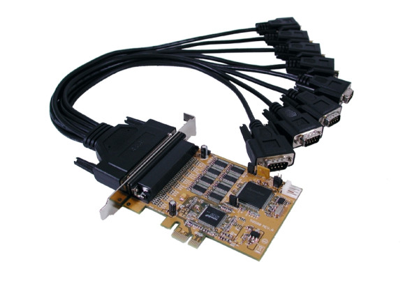 PCIe 8S Seriell RS-232 Karte, SystemBase