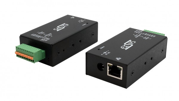 LAN zu 1 x RS-232 und 1 x RS-422/485, inkl. 5V/4A Netzteil