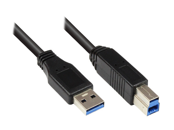 USB 3.2 Gen 1 Kabel A Stecker - B Stecker 0.2 m
