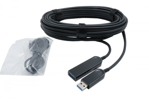 USB 3.2 Gen1 AOC Fiber Kabel, 20m