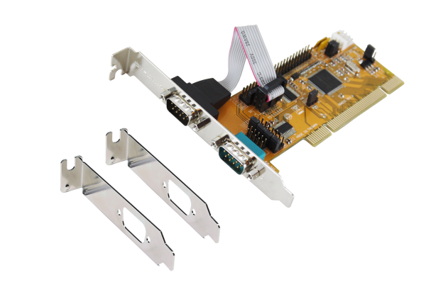 2S PCI Seriell-Karte, 2x 9 Pin Port (SystemBase)