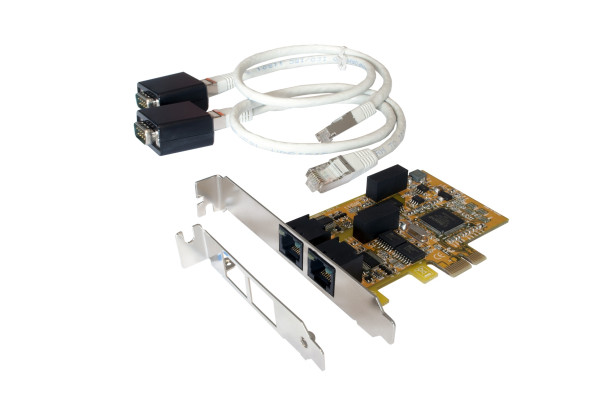 PCIe 2S Seriell RS-232, 4KV Optical Isolation