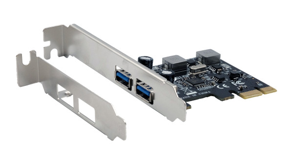 USB 3.2 Gen 1 PCIe Karte mit 2 Ports, 3A (Renesas)