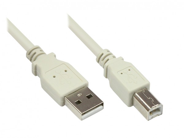 USB 2.0 Kabel A Stecker - B Stecker 3,0 Meter