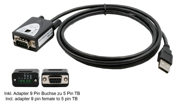 USB 2.0 zu Seriell RS-422/485 Kabel, Surge Protection (FTDI Chip)