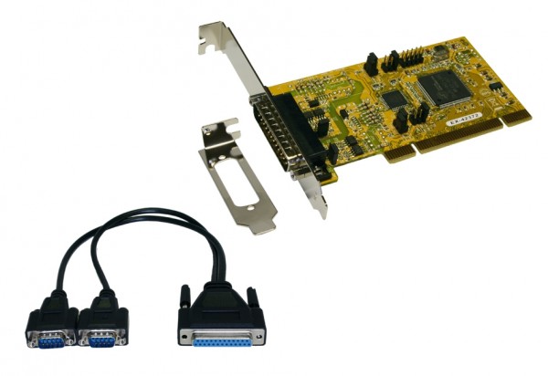 PCI 2S Seriell RS-422/485 Karte, inkl. Low Profile