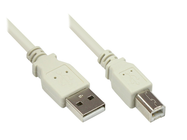 USB 2.0 Kabel A Stecker - B Stecker 5.0 m