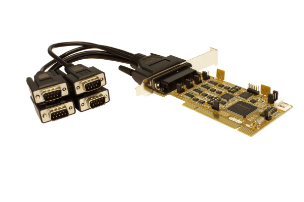 PCI 4S Seriell RS-232/422/485 Combo Karte