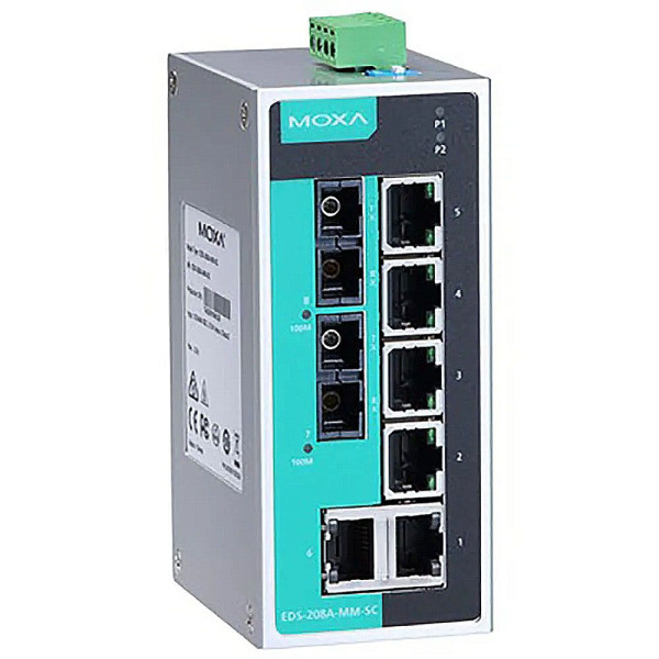 8-Port Ethernet Switch, 6x10/100Fx +2SFP