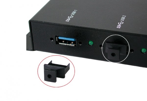 10 x USB 3.2 Gen1 / 2.0 Abdeckungsschutz für USB Typ A-Buchsen