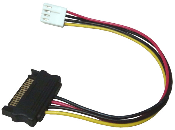 SATA Power Kabel 15 Pin zu 4 Pin Floppy