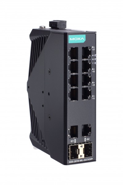 MOXA 8+2G-Port Ethernet Switch, unmanaged