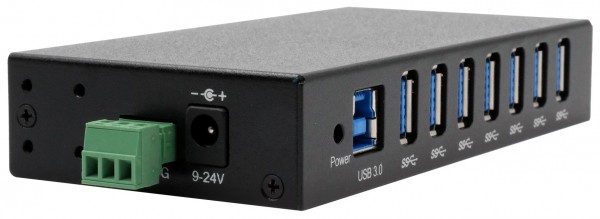 7-Port USB 3.2 Gen 1 Metall HUB 15KV ESD Schutz (Tiveco)