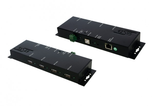 LAN PoE 1Giga zu 4 x USB 2.0 Ports Metallgehäuse