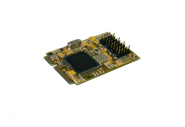 Mini PCIe 4S Seriell RS-232 Karte (Moschip)