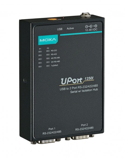 MOXA USB zu Seriell Konverter, 2x RS232/422/485, 2KV isolation