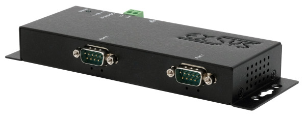 Ethernet zu 2x RS-232, inkl. 12V/3A Netzteil