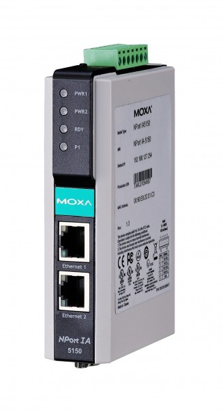 MOXA Serial Device Server 1x RS232/422/485, ATEX, C1D2, IECEx